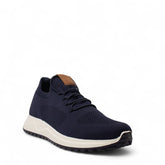 Italian Men Dark Blue Cloth Shoes #5000